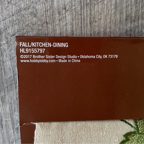 NWT Fall Table Runner 13” x 69” + Thanksgiving Kitchen Towel - Picture 5 of 12